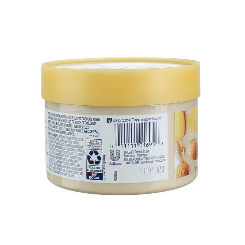 Dove Exfoliant Moderate Body Polish, Crushed Almond and Mango Butter, 10.5 oz