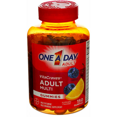 One A Day VitaCraves Adult Complete Multivitamin Gummies, 150 Ct