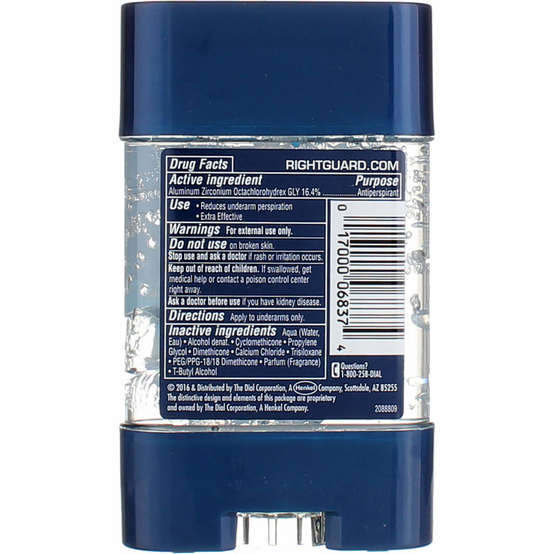 Right Guard Sport Anti-Perspirant & Deodorant, Clear Gel, Fresh, 3 oz
