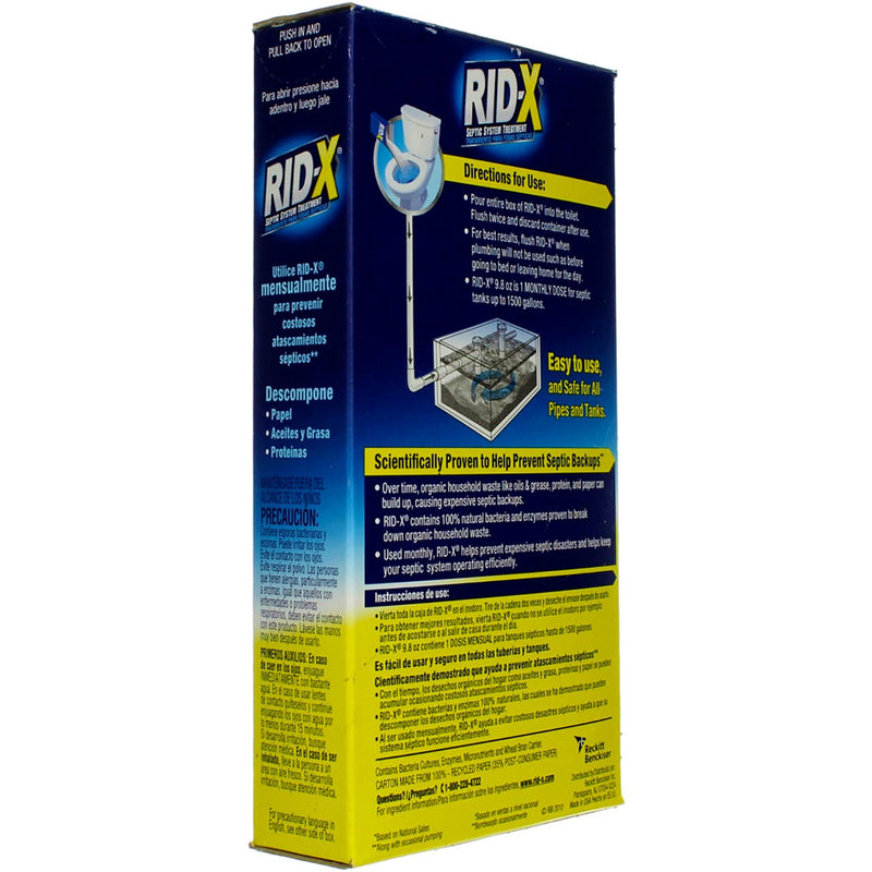 RID-X Septic System Treatment Powder, 9.8 oz