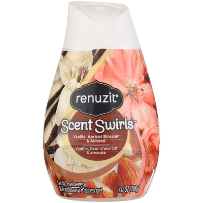 Renuzit Scent Swirls Air Freshener Cone, Vanilla, Apricot Blossom & Almond, 7 oz