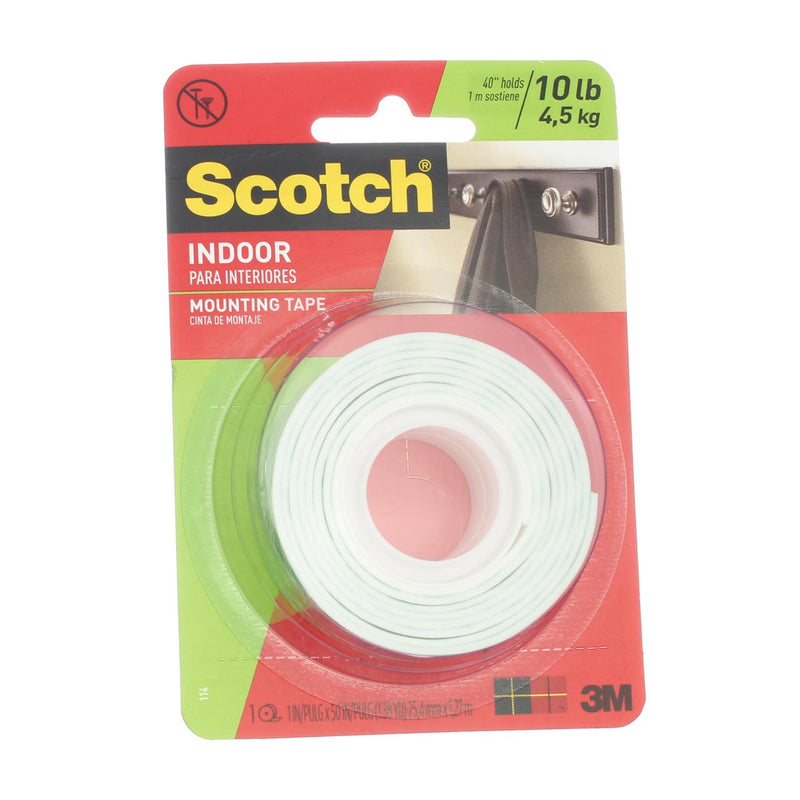 Scotch Mounting Tape, 1in X 50in