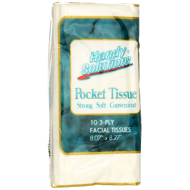Handy Solutions Pocket Tissues, 10 Ct