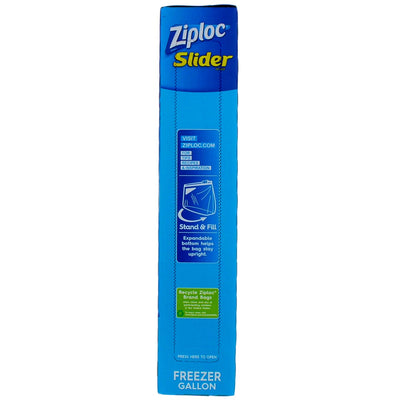 Ziploc Slider Freezer Bags, 1 Gallon, 10 Ct