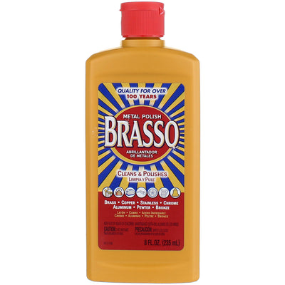 Brasso Multi-Purpose Metal Polish, 8 fl oz
