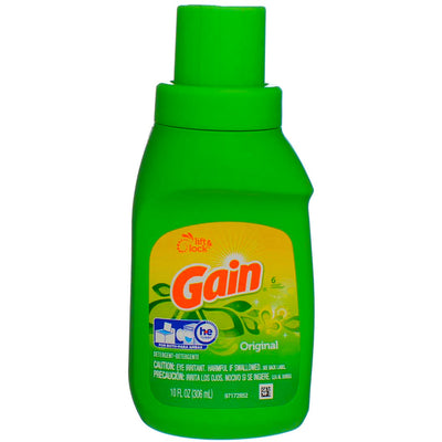 Gain Laundry Detergent Liquid, Original, 10 fl oz