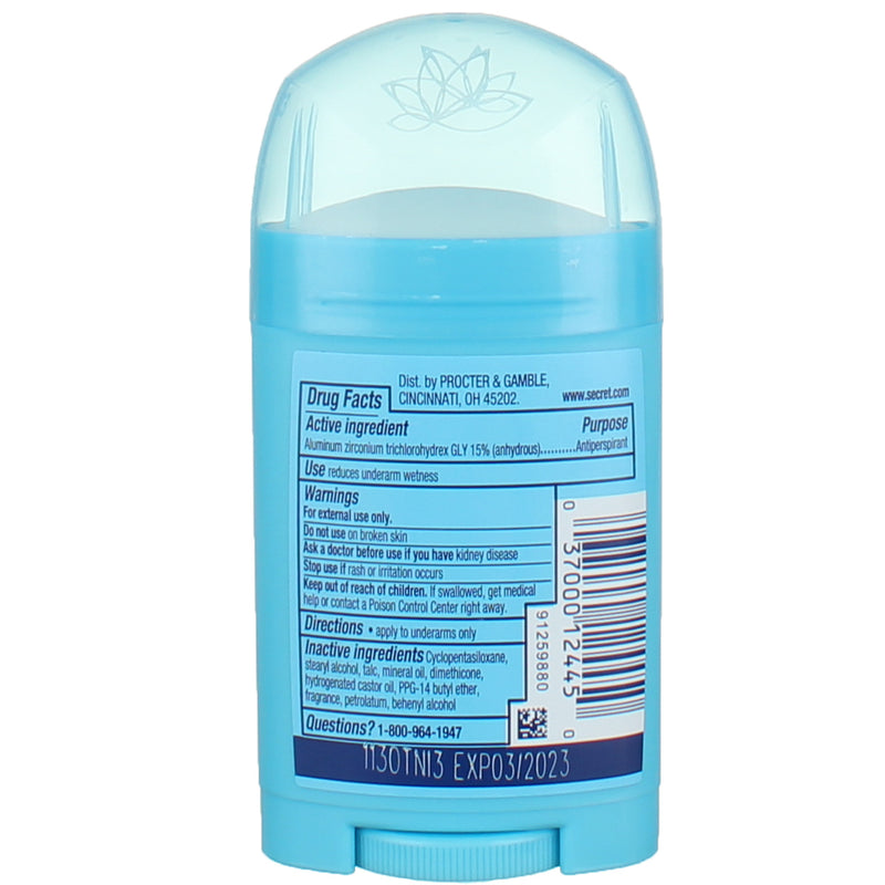Secret Original Solid Antiperspirant Deodorant, Shower Fresh, 1.7 oz