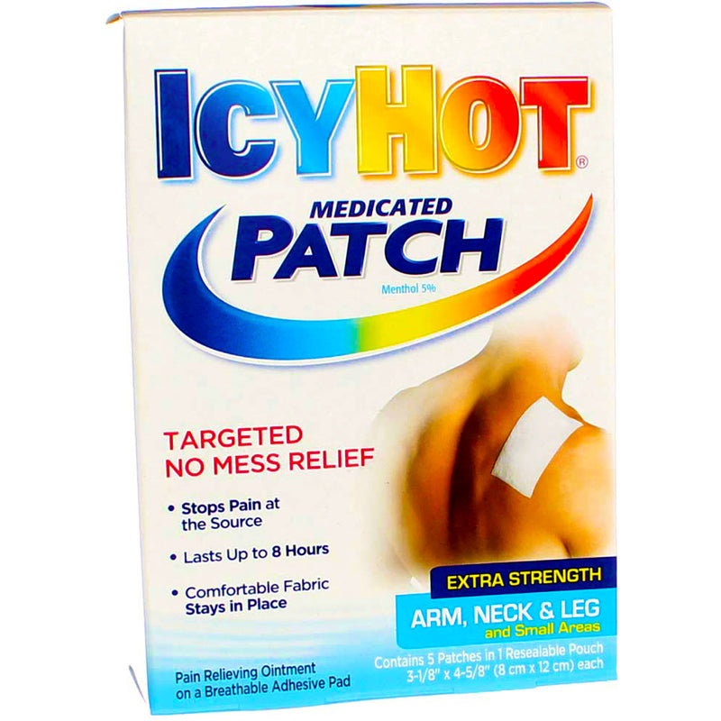 Icy Hot Arm, Neck & Leg Medicated Patch, 5 Ct