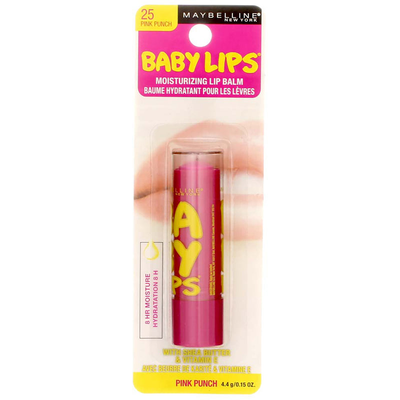 Maybelline Baby Lips Moisturizing Lip Balm, Pink Punch