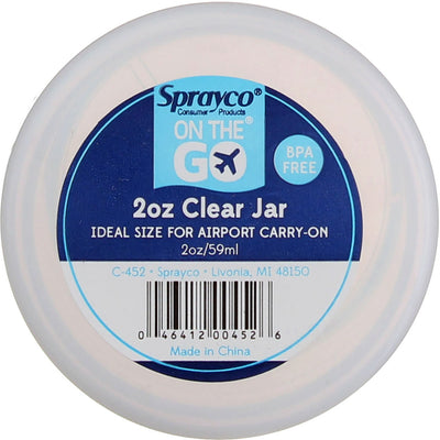 Sprayco On The Go Travel Jar, 2 oz