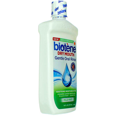 Biotene Dry Mouth Gentle Oral Rinse, Mild Mint, 16 fl oz