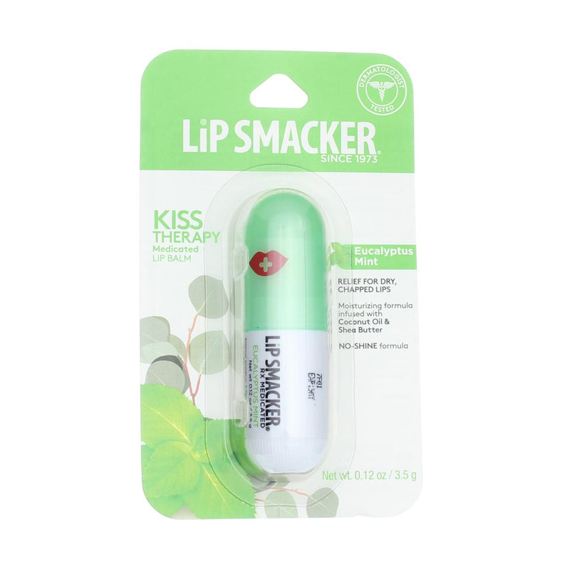 Lip Smacker Kiss Therapy Lip Balm, Eucalyptus Mint, SPF 30, 0.12 oz