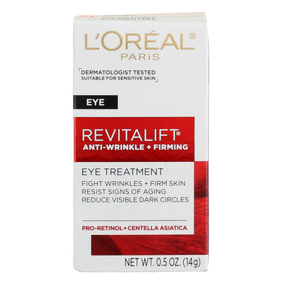 L'Oreal Paris RevitaLift Anti-Wrinkle + Firming Eye Eye Treatment, 0.5 oz