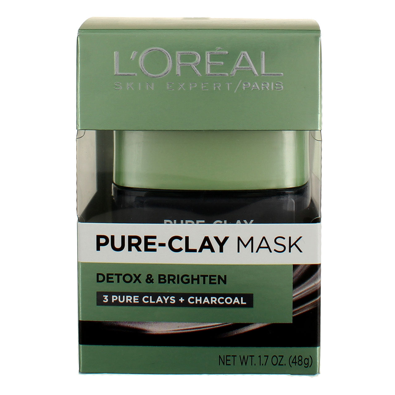 L'Oreal Paris Skin Expert Detox And Brighten Pure Clay Face Mask, – Vitabox