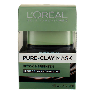 L'Oreal Paris Skin Expert Detox And Brighten Pure Clay Face Mask, 1.7 oz