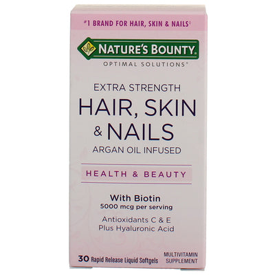 Nature's Bounty Optimal Solutions Multivitamins, 5,000, 30 Ct 1.9 oz