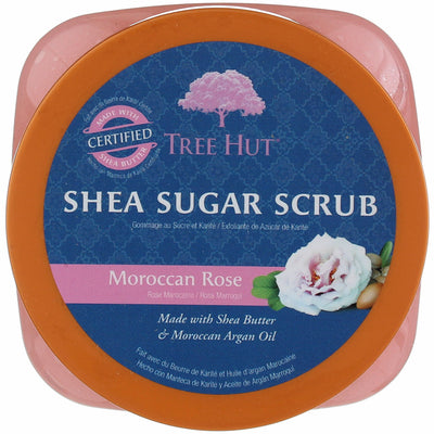 Tree Hut Shea Sugar Scrub, Moroccan Rose, 18 oz