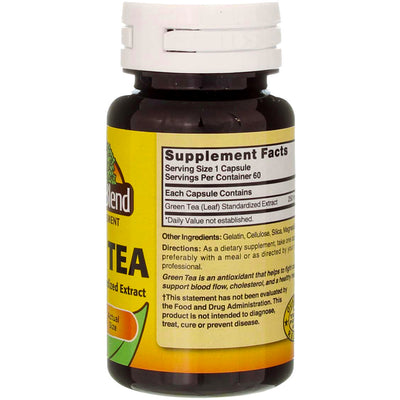 Nature's Blend Green Tea Capsules, 250 mg, 60 Ct