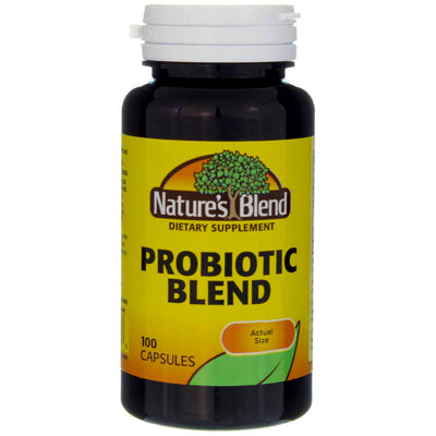 Nature's Blend Probiotic Blend Capsules, 100 Ct