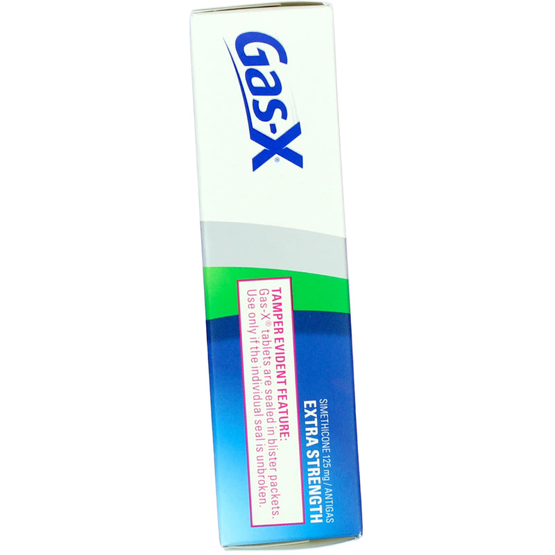 Gas-X Extra Strength Gas Relief Chewable Tablets, Peppermint Creme, 48 Ct