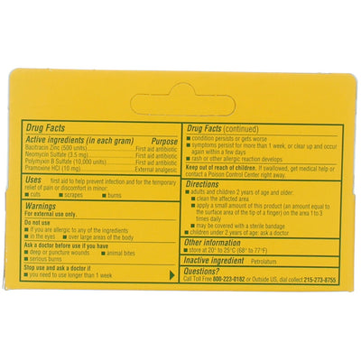 Neosporin Dual Action Pain Relief Ointment, 0.5 oz
