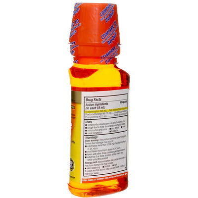 GoodSense Acetaminophen Daytime Cold & Flu Relief Liquid, Original