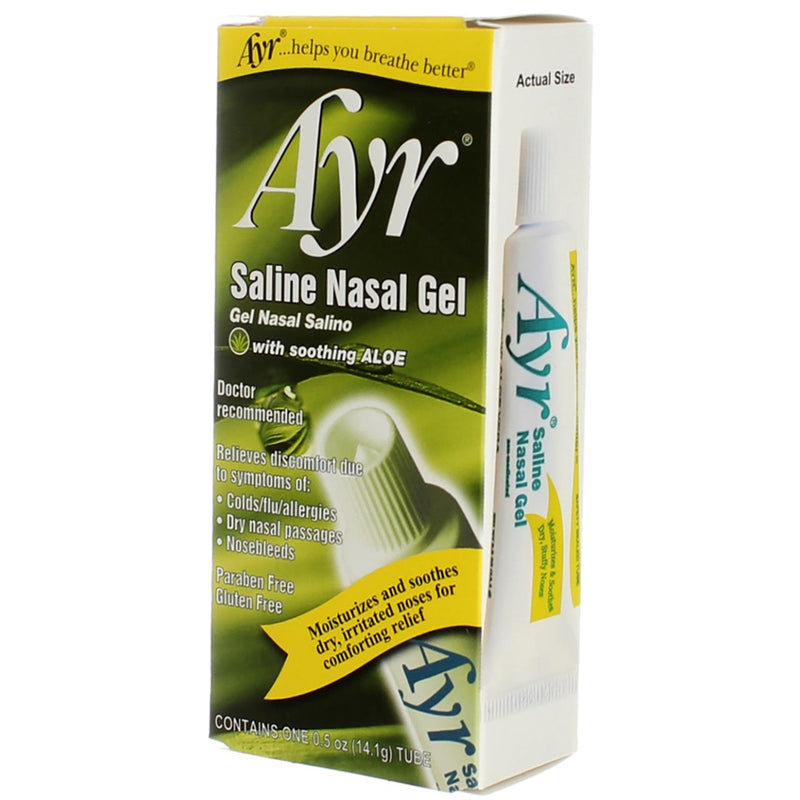 Ayr Saline Nasal Gel Nasel Gel Gel Cream, 0.5 oz