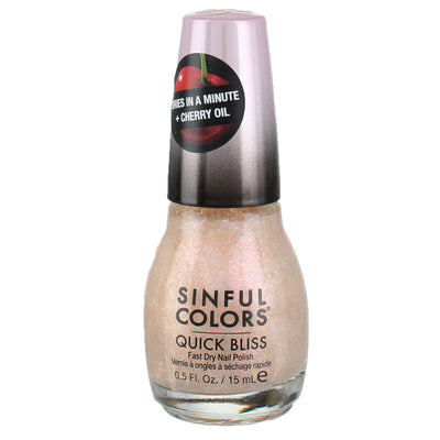 Quick Bliss - Fast & Fierce Collection Nail Polish, 2671 Ice Ice Cherry, 0.5 oz