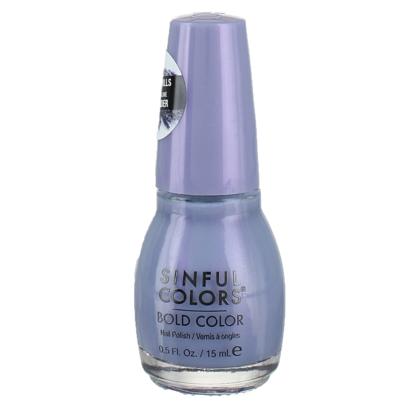 Sinful Colors Essenchills Bold Color Nail Polish, Low-Key Lavender 3732,  0.5 fl oz