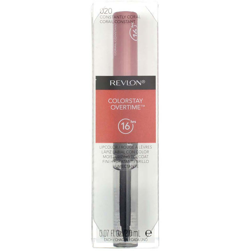 Revlon ColorStay Overtime Lipcolor, Constantly Coral 20, 0.07 fl oz
