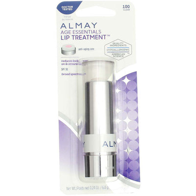 Almay Age Essentials Anti-Aging Lip Treatment, SPF 30, Clear 100, 0.24 oz