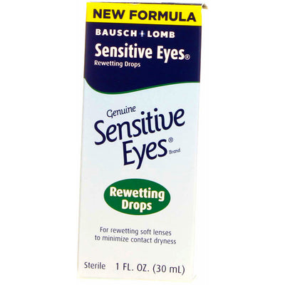 Bausch & Lomb Sensitive Eyes Rewetting Drops, 1 fl oz