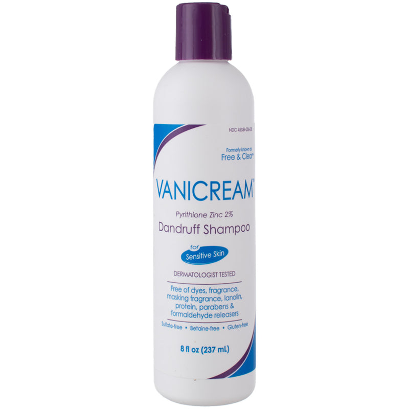 Vanicream Pyrithione Zinc 2% Dandruff Shampoo, 8 fl oz