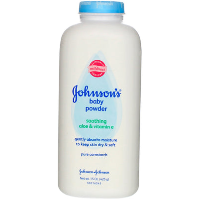 Johnson's Baby Powder, Soothing Aloe & Vitamin E, 15 oz