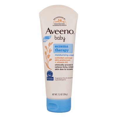 Aveeno Baby Eczema Therapy Moisturizing Cream, Unscented, 7.3 oz