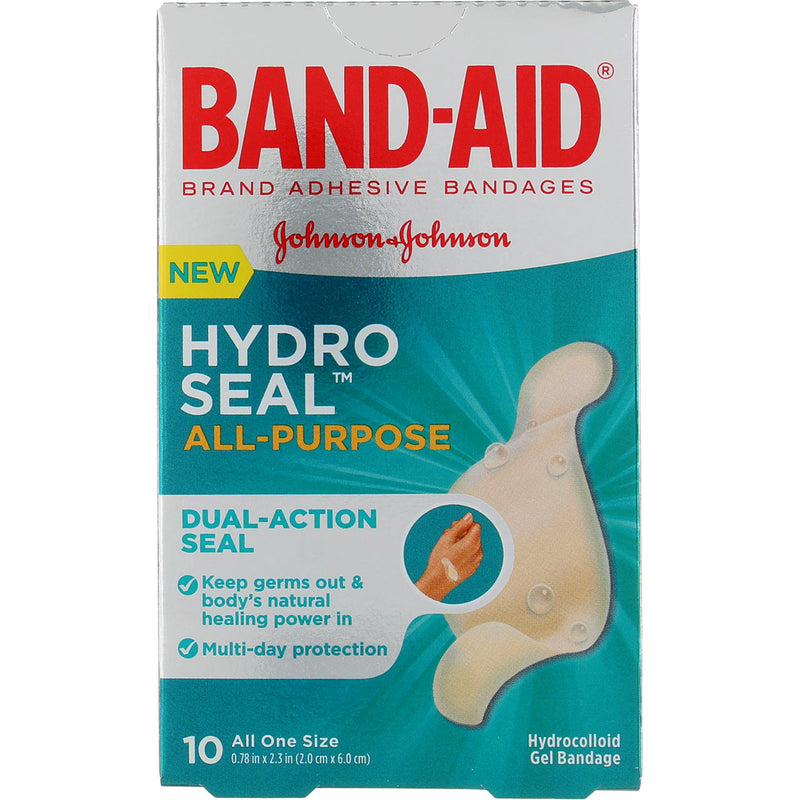 Band-Aid Hydro Seal Bandages, One Size, 10 Ct