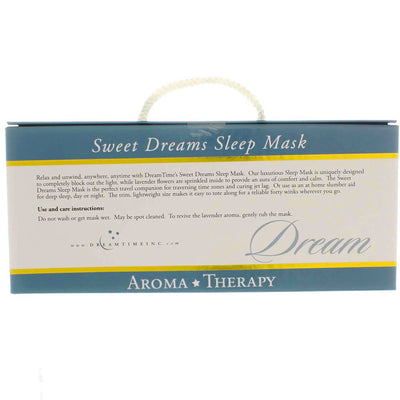 DreamTime Aromatherapy Sweet Dreams Sleep Mask, Blue