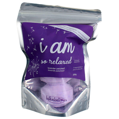 Bathintentions I Am so relaxed Shower Steamers, Lavender Patchouli, 3 Ct