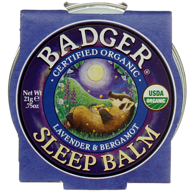 Badger Sleep Balm Tin, Lavender & Bergamot, 0.75 oz