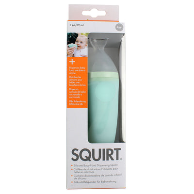 Boon Squirt Baby Food Dispensing Spoon, Mint, 3 oz