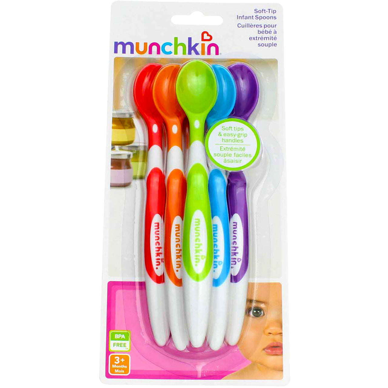 Munchkin 12 Piece Soft Tip Infant Spoons