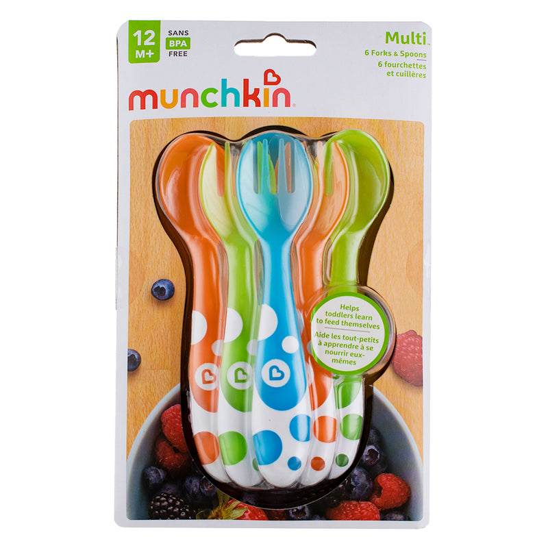 Munchkin Multi Fork & Spoon, 6 Ct