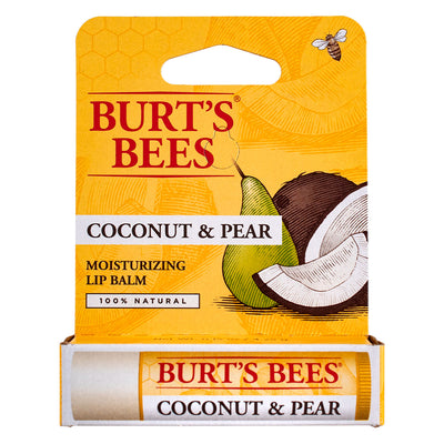 Burt's Bees 100% Natural Moisturizing Lip Balm, Coconut & Pear