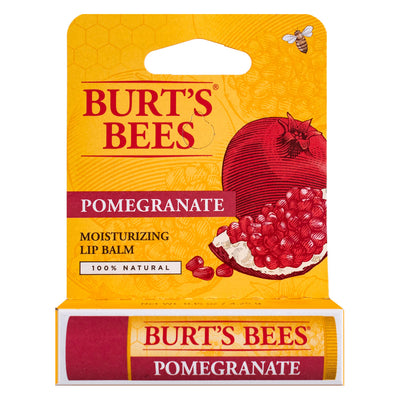 Burt's Bees 100% Natural Moisturizing Lip Balm, Pomegranate