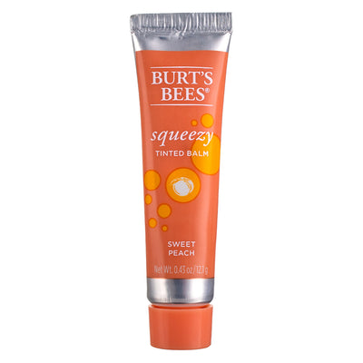 Burt's Bees Squeezy Tinted Lip Balm, Sweet Peach