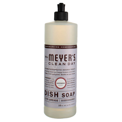Mrs. Meyer's Clean Day Dish Soap Liquid, Lavender, 16 fl oz