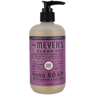 Mrs. Meyer's Clean Day Hand Soap Liquid, Plum Berry, 12.5 fl oz