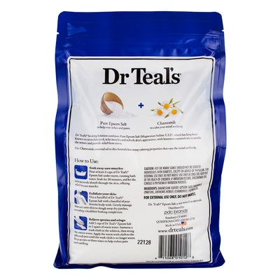 Dr Teal's Pure Epsom Salt Soaking Solution, Chamomile, 3 lbs