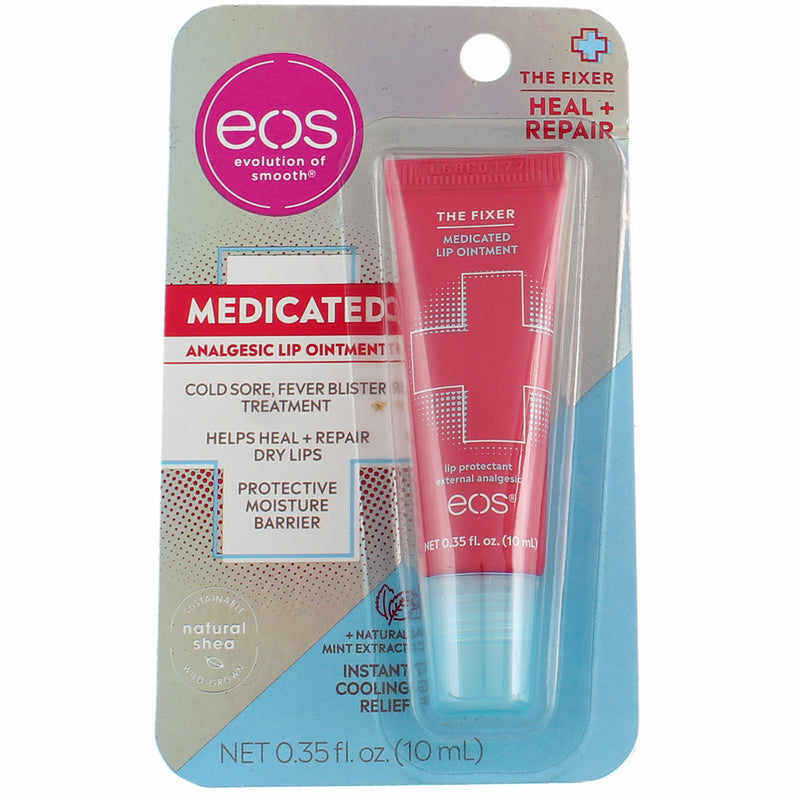 eos The Fixer Analgesic Lip Ointment, Natural Mint Extract, 0.35 fl oz