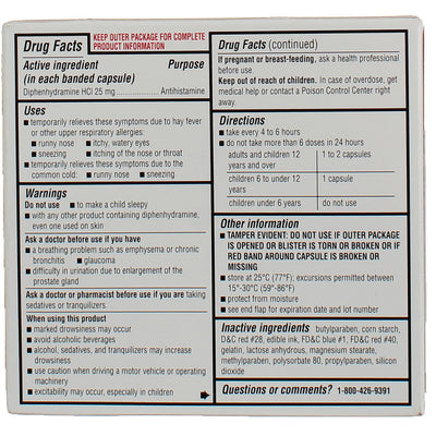 GoodSense Allergy Relief Antihistamine Tablets, 25 mg, 24 Ct